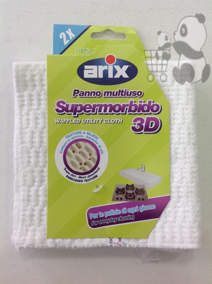 Panno Asciugatutto Multiuso ARIX XL Plus - 40x45 Cm, TNT Antibatterico, Senza Pelucchi, Made In Italy - Foto 9