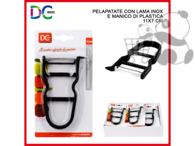 Pelapatate c/lama inox in plastica 11x7cm