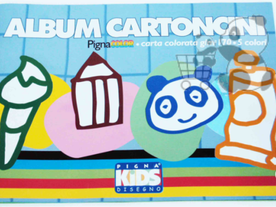 Album con cartoncini colorati 10fogli