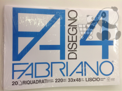Album da disegno F4 33x48cm riquadrato liscio