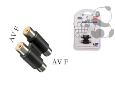 Adattatore Spina audio 2rc-2rc