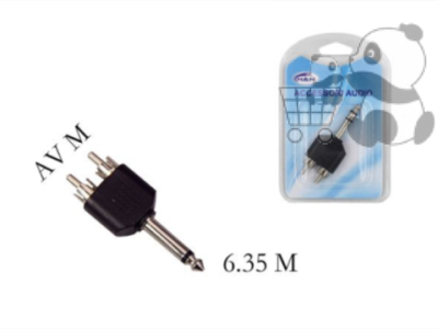 Adattatore Spina audio 2rc